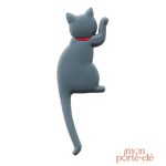 Porte-clé mural amusant en forme de chat