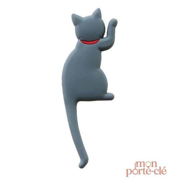 Porte-clé mural amusant en forme de chat