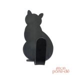 Porte-clé mural original, motif chat amusant