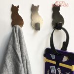 Patère chat pour clés, ajout charmant à votre intérieur