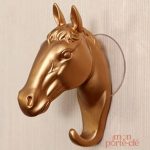 Support mural pour clés en forme de cheval