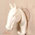 Rangement mural clé motif cheval