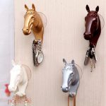 Patère cheval pour organisation des clés