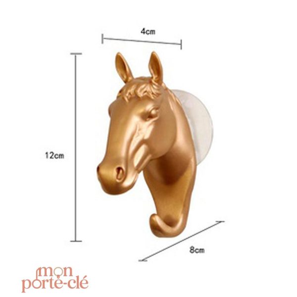 Accessoire mural pratique pour clés cheval