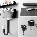 Porte-clé mural décoratif pour passionnés de cinéma