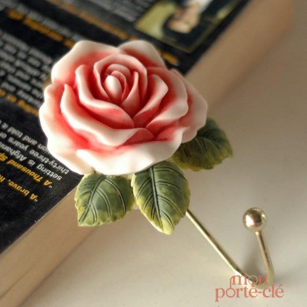 Patère fleur pour accrocher vos clés