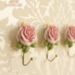 Décoration murale porte-clé fleur