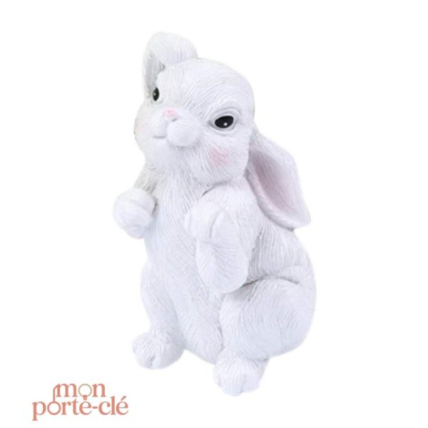 Porte-clé mural en forme de lapin