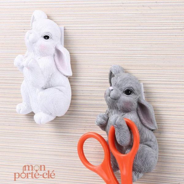 Porte-clé mural amusant Lapin