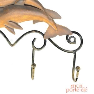 Patère murale pour clés avec design marin