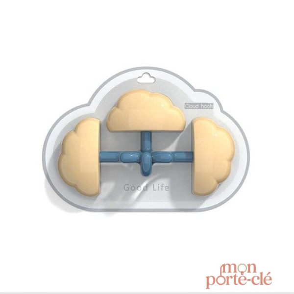 Patère nuageuse pour accrocher clés