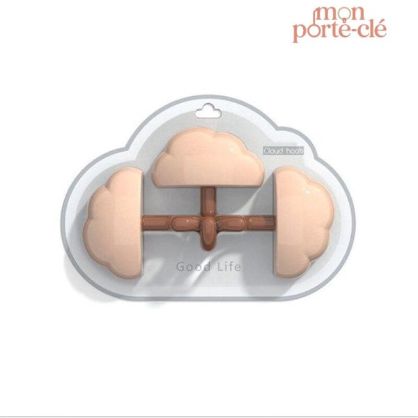 Accroche-clés mural en forme de nuage