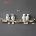 Rangement décoratif pour clés Oiseaux