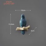 Accroche-clés mural Oiseaux colorés