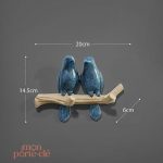 Porte-clé mural pour maison colorée