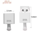 Accessoire mural pratique pour clés Chaton