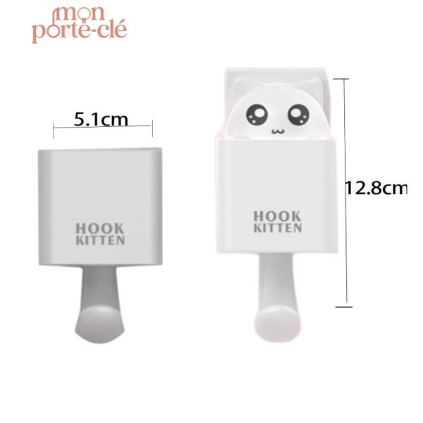 Accessoire mural pratique pour clés Chaton