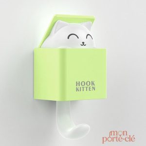 Patère Mural en forme de Chaton