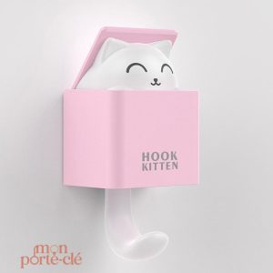 Porte-Clé Mural design adorable Chaton