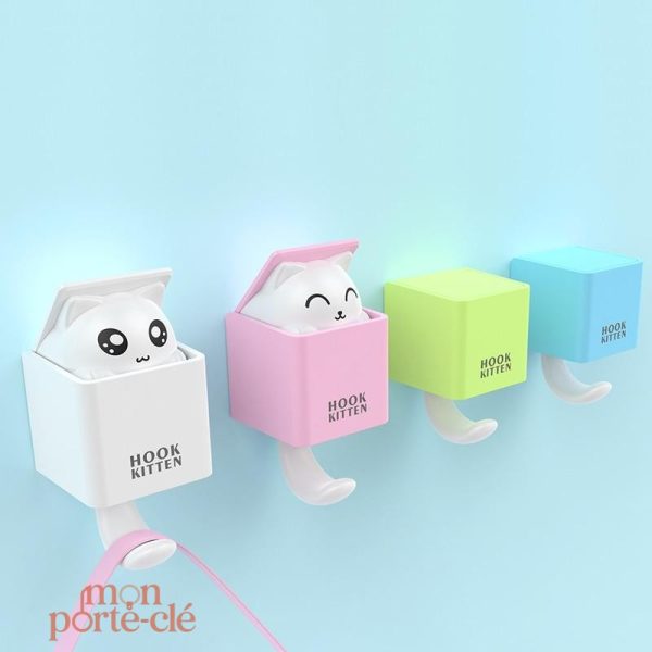 Porte-Clé mural ludique Chaton