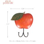 Porte-clé original en style pomme