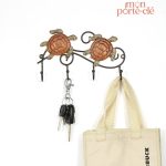 Porte-Clé Mural design tortue pour rangement efficace