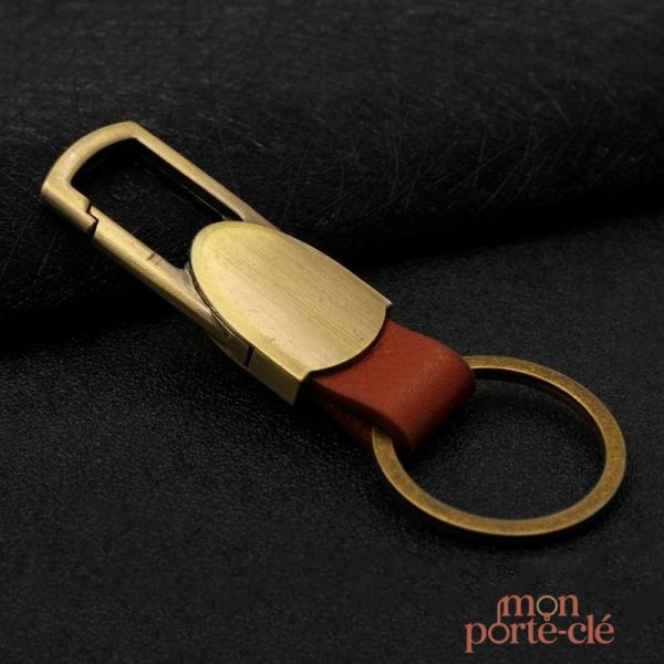 Porte-clé cuir Le Petit Mousqueton
