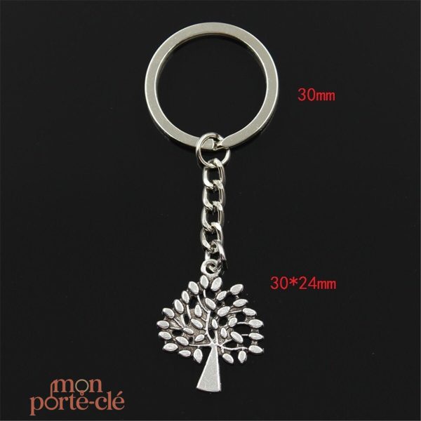 Porte-clé inspiré de l'Arbre de Vie, symbole de vie et d'équilibre