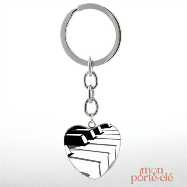 Porte-Clé en forme de cœur, symbole d'amour et d'affection