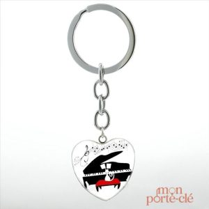 Accessoire porte-clé original, design cœur pour clés