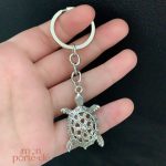 Porte-clé tortue avec design mignon et original