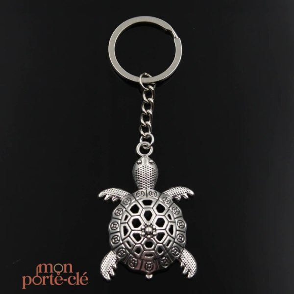 Porte-clé tortue décoratif pour les amateurs d'animaux