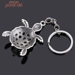 Porte-clé tortue, accessoire tendance et ludique