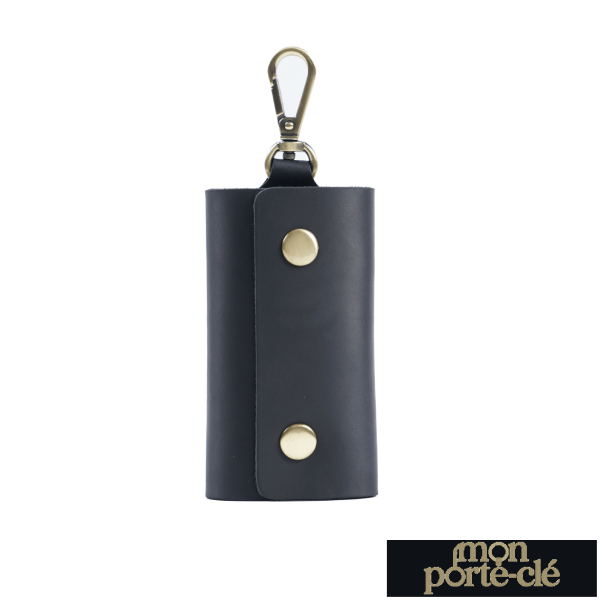Porte-Clé cuir avec compartiment sécurisé