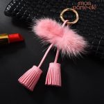 Porte-clé pompon Le Poil Girly