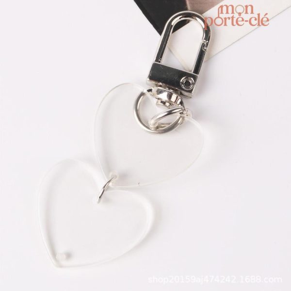 Porte-Clé en forme de cœur pour les amoureux