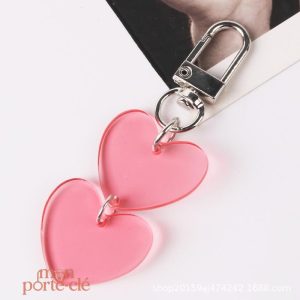 Porte-Clé cœur élégant pour un cadeau romantique