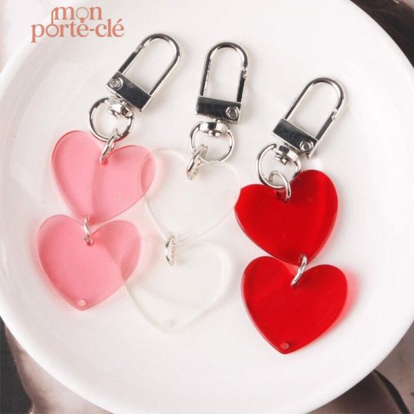 Porte-Clé en cœur, parfait pour la Saint-Valentin