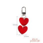 Porte-Clé cœur, idéal pour un anniversaire amoureux