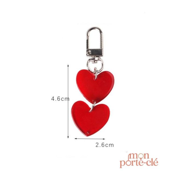 Porte-Clé cœur, idéal pour un anniversaire amoureux