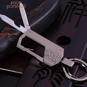 Porte-Clé multifonctionnel en acier robuste
