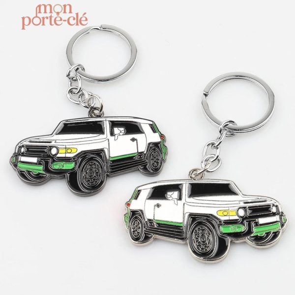Porte-clé design 4x4, idéal pour les passionnés de voitures