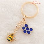 Porte-clé abeille stylisé, cadeau original