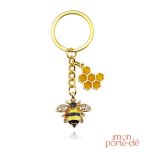 Porte-clé abeille, pièce unique pour collectionneurs