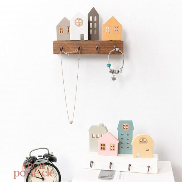Porte-clé mural design pratique pour la maison