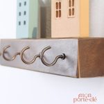 Porte-clé mural esthétique pour un espace harmonieux