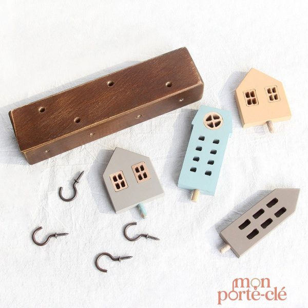 Porte-clé mural pratique pour un rangement optimisé