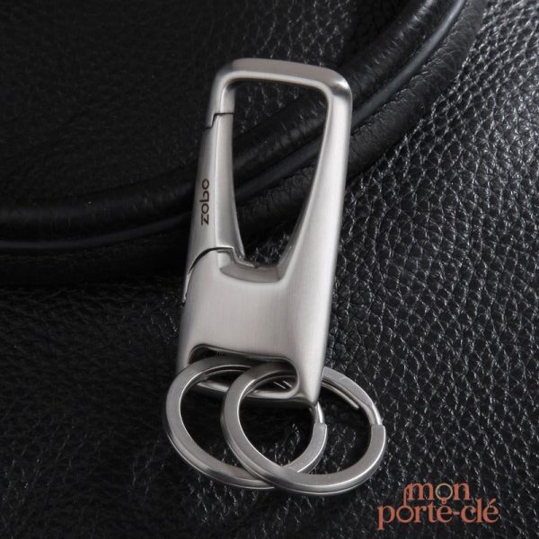 Porte-clé homme en acier, idéal pour une utilisation quotidienne