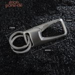 Porte-clé en acier, accessoire essentiel pour homme
