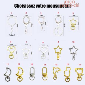 Porte-clé personnalisé en acrylique coloré